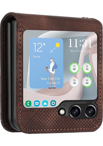 Samsung Galaxy Z Flip6 5g Pu Deri Telefon Kılıfı (Yurt Dışından) modelleri