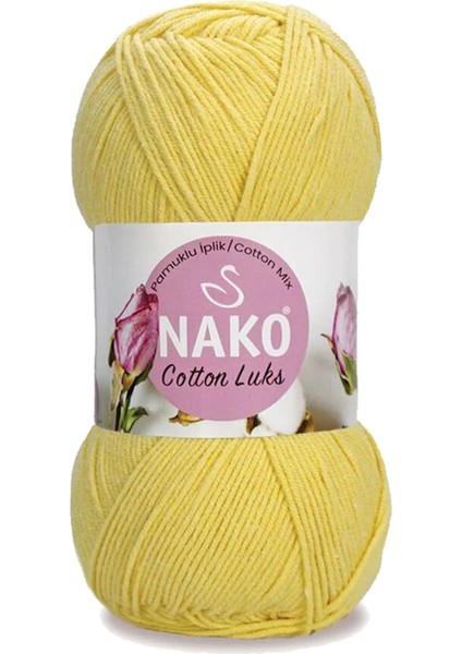 5 Adet Cotton Lüks Yelek Tunik Kazak Bluz Hırka Ipi Yünü Açık Sarı 97554
