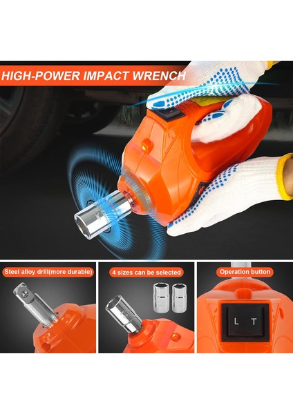 5 Tonluk Elektrikli Hidrolik Kriko Kiti – Hızlı Lastik Değişimi Için Güçlü Çözüm
