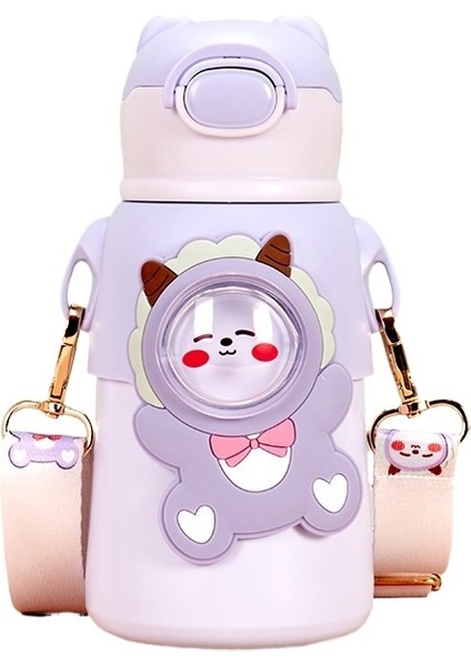 Bear Doll 316 Paslanmaz Çelik Çocuk Termos Kupa (Yurt Dışından)
