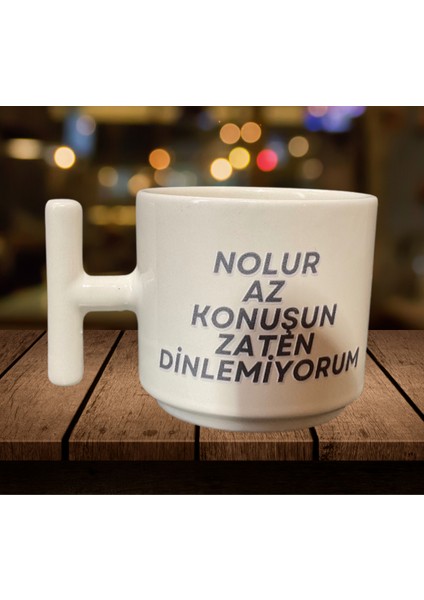 Seramik Bardak T Sap Dinlemiyorum