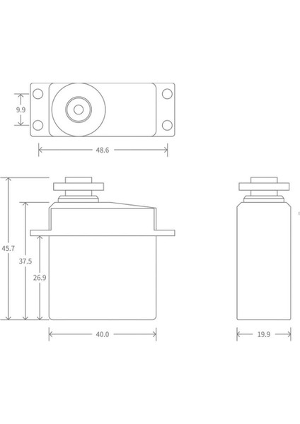 1/8 1/10 Model Paletli Otomobil Kamyonları Için 20KG Yüksek Servo Motor (Yurt Dışından) fırsatları