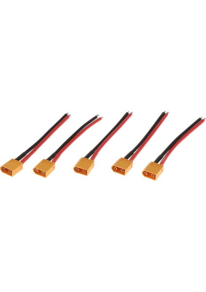 120MM Silikon XT60 Xt-60 Rc Pil Şarj Cihazı Için Erkek Kadın Konektör Teli 5 Pcs Telli Erkek Konnektör (Yurt Dışından)