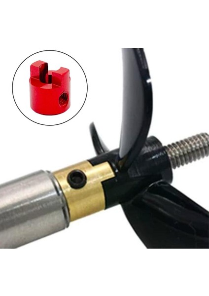 Tekne Modeli Köpek Mili Metal Dıy Pervane Koltuk Değneği Rc Sürat Teknesi 3mm Kırmızı (Yurt Dışından) modelleri