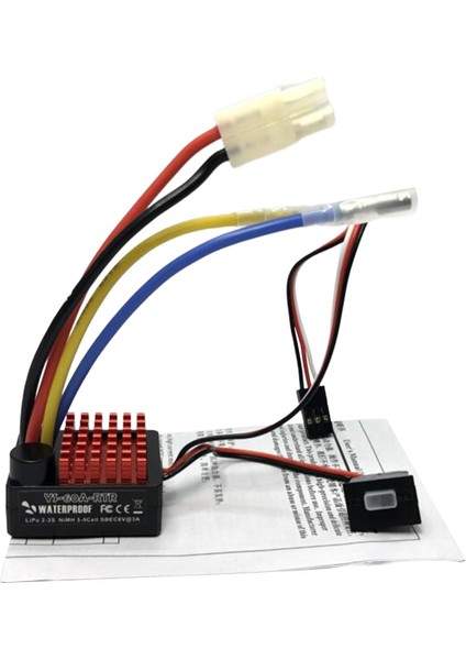 60A Fırçalanmış Su Geçirmez Esc 1/10 Rc Yedek Parçaları Için Tmy Fişinin Alır (Yurt Dışından)