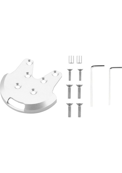 Metal Takviye Plakaları Motorlu 3 / Argent Için (Yurt Dışından)