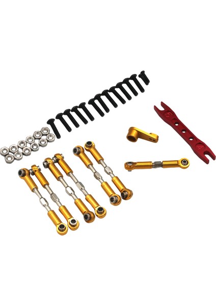 Wltoys Accs Golden Için Ayarlanabilir Direksiyon Çubuğu Yedek Parçaları ile Rc Çekme Çubuğu (Yurt Dışından)
