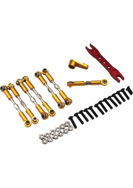 Wltoys Accs Golden Için Ayarlanabilir Direksiyon Çubuğu Yedek Parçaları ile Rc Çekme Çubuğu (Yurt Dışından) fiyatları