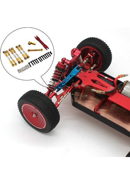 Wltoys Accs Golden Için Ayarlanabilir Direksiyon Çubuğu Yedek Parçaları ile Rc Çekme Çubuğu (Yurt Dışından) fırsatları