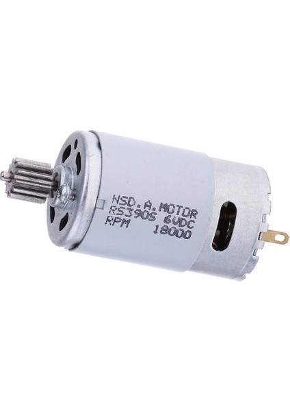 Dc 12V 6V Elektrikli Mikro Dişli Motor Çocuk I 6V 390 12 Diş (Yurt Dışından)