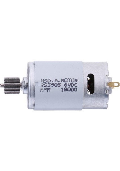 Dc 12V 6V Elektrikli Mikro Dişli Motor Çocuk I 6V 390 12 Diş (Yurt Dışından)