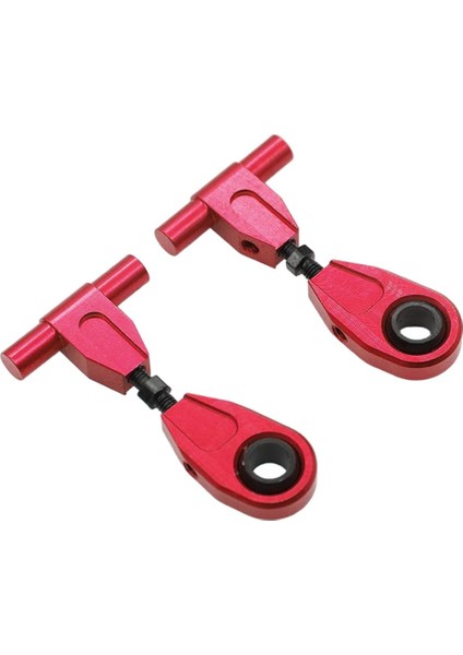2 Adet Rc Araba A-Arms 1:10 Ölçekli TT02 4WD Yolda Rc Araba Aksesuarları Parçaları Ön Kırmızı (Yurt Dışından)