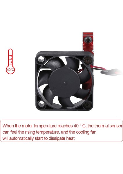 1:8 Ölçekli Motor Soğutucu Motor Soğ Fanı 4268 Için (Yurt Dışından)