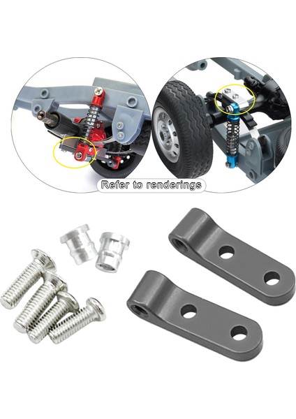 1 Çift Metal Amortis Wpl 1/10 Için (Yurt Dışından)