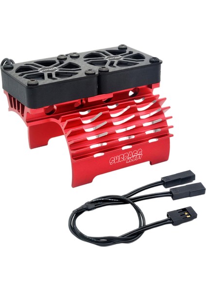 Rc Motor Soğ Fanı 16000 Rpm Isı Emiciler Için 1/5 Rc Paletli Kırmızı (Yurt Dışından)