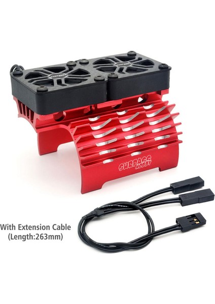 Rc Motor Soğ Fanı 16000 Rpm Isı Emiciler Için 1/5 Rc Paletli Kırmızı (Yurt Dışından)