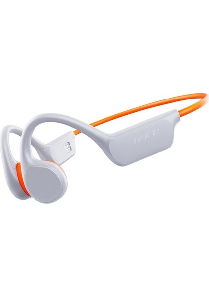 Kemik Iletimli Bluetooth Kablosuz Ipx8 Su Geçirmez Mp3 Çalar Hifi Kulak Kancalı Yüzme Için Mikrofonlu Kulaklık (Yurt Dışından)