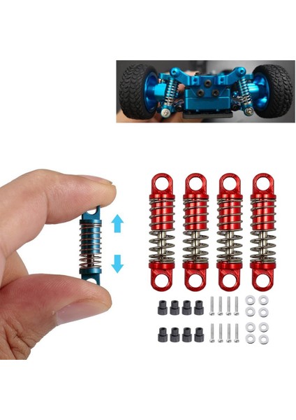 Wlloys 1/28 Rc Model Araç Dıy Kırmızı Için Metal Amortis Damperi (Yurt Dışından) fiyatları