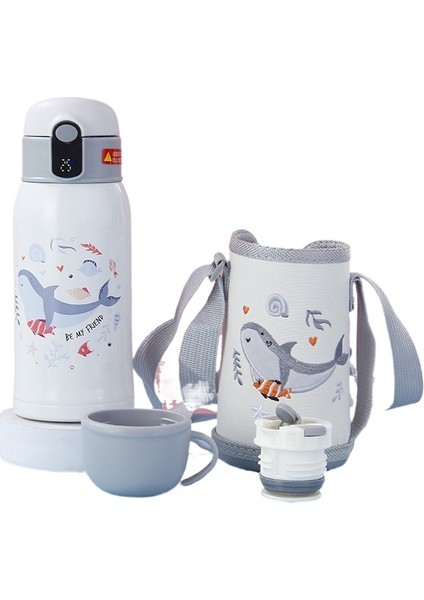 600 Ml Termos Kupa Akıllı Sıcaklık Göstergesi Su Bardağı (Yurt Dışından)