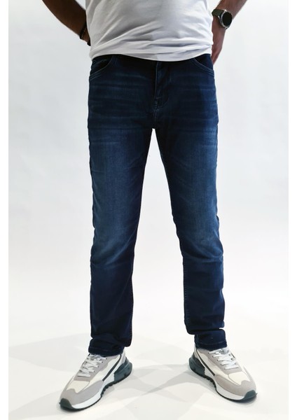 Tom Tailor Erkek Jean Pantolon Dark Blue