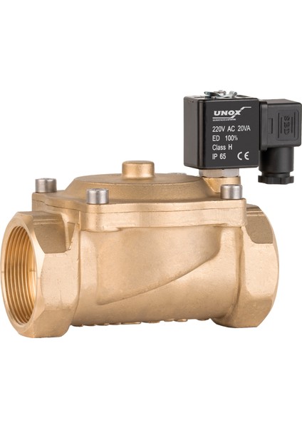 220V Ac Genel Maksat Normalde Açık Solenoid Valf 2" (0,5-16 Bar)