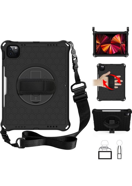 İpad Pro 11 (2021) / (2020) / (2018) Için Silikon Pc Kılıfı (Yurt Dışından)