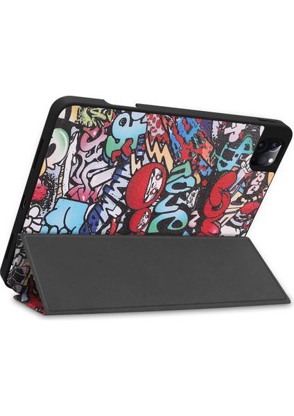 İpad Pro 11 Inç (2021) Için Renkli Çizim Pu Kılıf (Yurt Dışından) fırsatları