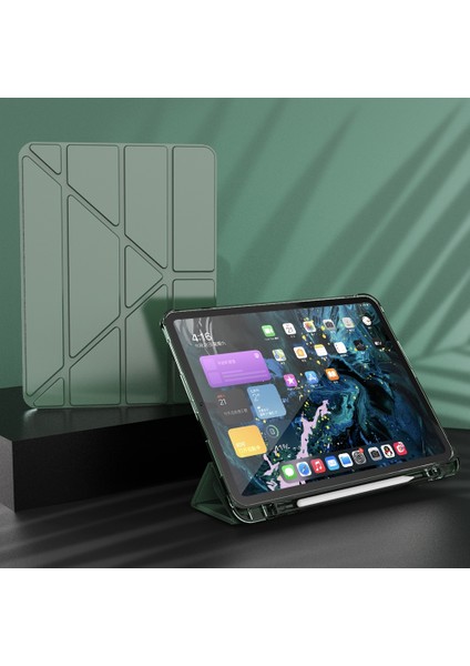 İpad Pro 11 2022/2020/2021 Için Çok Katlanır Pu Kılıf (Yurt Dışından)