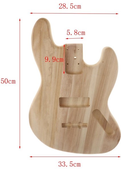 Esquirla Dıy Bitmemiş Gitar Gövde Gitar Bas Gitar Parçaları (Yurt Dışından) fiyatları