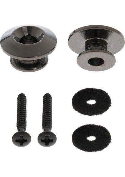 2 Adet Elektrik Akustik Gitar Bas Parçaları Askı Kilitleri Askı Düğmeleri Toka (Yurt Dışından) modelleri