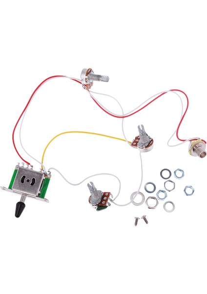 Demeti 1V2T 1 Jack 500K Tencere I (Yurt Dışından)