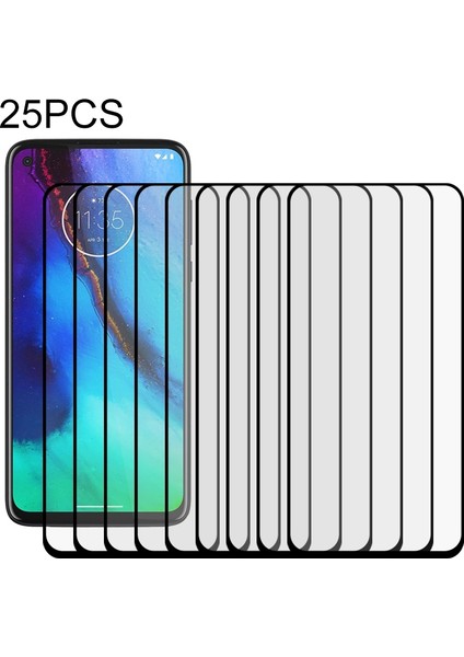 Motorola Moto G Stylus 25 Pcs Tam Ekran Temperli Film (Yurt Dışından)