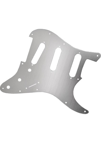 Alüminyum Alaşımlı Elektro Pickguard'dan Yapılmış Ön Delikler Çizilmez (Yurt Dışından)
