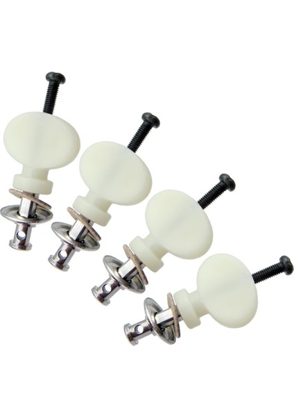 4pcs Ukulele Tuning Pegs Makine Kafası Ukulele Klasik Gitar Beyaz (Yurt Dışından)