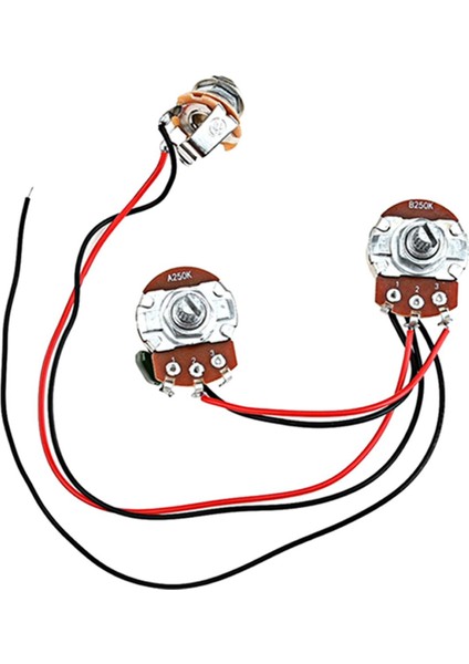 Elektrik Potansiyometresi Ses Seviyesi Komple Kablolama Yükseltmesi (Yurt Dışından)