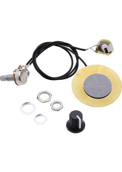Pickup Piezo Transducer Ukulele Banjo Için Önceden Kablolanmış (Yurt Dışından)
