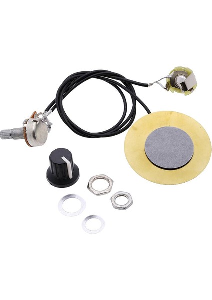 Pickup Piezo Transducer Ukulele Banjo Için Önceden Kablolanmış (Yurt Dışından) fiyatları