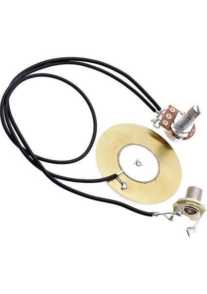 Pickup Piezo Transducer Ukulele Banjo Için Önceden Kablolanmış (Yurt Dışından) fırsatları