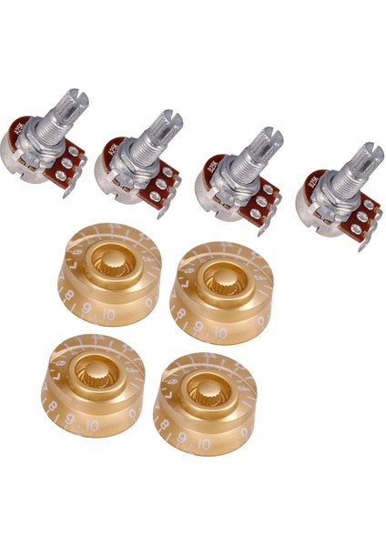 4 Potansiyometresi Ses 25K 18MM Yedek & 4 Ses Düğmesi (Yurt Dışından) fırsatları