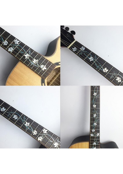 Rattan Çiçek Deseni Dıy Gitar Boynu / Perde Kakması (Yurt Dışından) modelleri