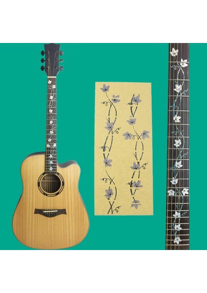 Rattan Çiçek Deseni Dıy Gitar Boynu / Perde Kakması (Yurt Dışından) indirimleri