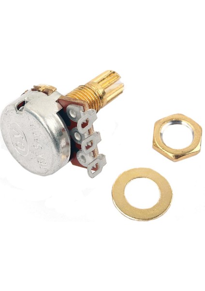 5 Paket Altın A500K-OHM Hacim Potansiyometre Gitar Bas Sakslar Anahtar Kontrolü (Yurt Dışından) fırsatları