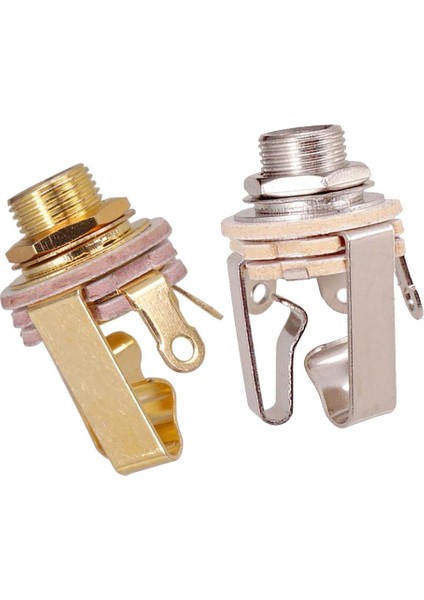 2x 6.35MM 1/4" Elektrik Için Fiş Girişi Pirinç Malzeme (Yurt Dışından) fiyatları