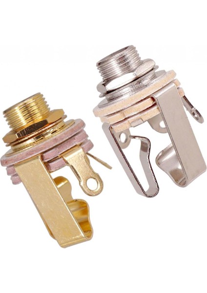 2x 6.35MM 1/4" Elektrik Için Fiş Girişi Pirinç Malzeme (Yurt Dışından) fırsatları