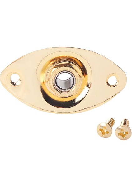 Oval 1/4" 6.35MM Elektrik Ukulele Çıkış Giriş Jak Fiş Altın (Yurt Dışından) fiyatları