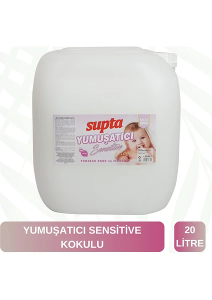 Çamaşır Yumuşatıcı Sensitive Kokulu 20 LT