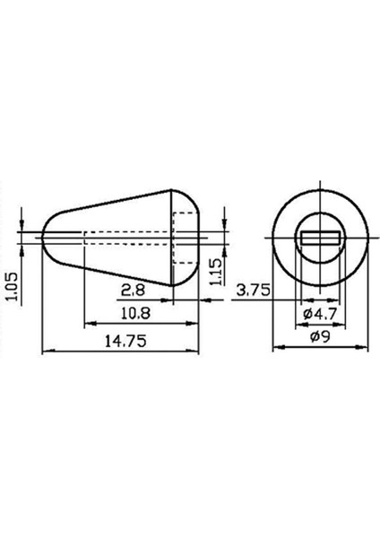 10 Elektro Geçiş Düğmesi Ucu Kapakları (Yurt Dışından) fiyatları