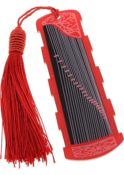 Guzheng Seçtikleri Zither Çivi Yapışkan Sarma Kartı Kırmızı (Yurt Dışından) indirimleri