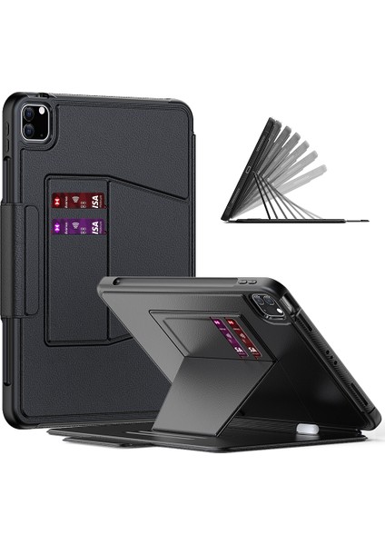İpad Pro 11 2022/2021 Için Akıllı B Pu Kılıf (Yurt Dışından)