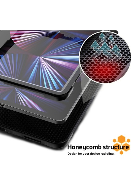 İpad Pro 11 2022/2021 Için Akıllı B Pu Kılıf (Yurt Dışından)